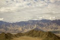 Daytime clouds sky over the Himalayan mountains Royalty Free Stock Photo