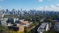 Daytime Downtown Toronto aerial view Royalty Free Stock Photo