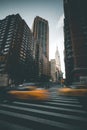 Daytime Scene in front of Empire State Building - New York