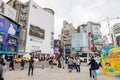 Daytime shot of the crowd Ximending area