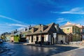 Daytime view of the beautiful historical Lafitte`s Blacksmith Shop Bar at French Quarter