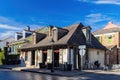 Daytime view of the beautiful historical Lafitte`s Blacksmith Shop Bar at French Quarter