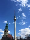 Fernsehturm Tower daytime view, Berlin, Germany