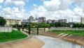 Daytime View of Houston City Skyline