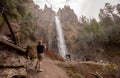 Daytime view of the landscape of Treasure Falls