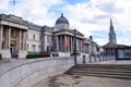 National Gallery at Trafalgar Square daytime view, London Royalty Free Stock Photo