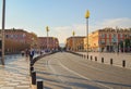 Place Massena daytime view, Nice, South of France Royalty Free Stock Photo