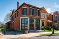 Dayton Aviation Heritage National Historical Park, Wright Cycle Company building Royalty Free Stock Photo