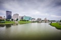 Dayton Ohio city skyline Royalty Free Stock Photo