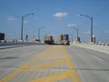 Dayton, Ohio Skyline from Across the Bridge Royalty Free Stock Photo