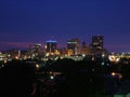 Dayton, Ohio Skyline at Night Royalty Free Stock Photo