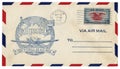 Dayton, Ohio, The USA - 19 MAY 1938: US historical envelope: cover with cachet Home of the Wright brothers, first national Air ma