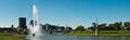 Dayton Riverscape Pano Royalty Free Stock Photo