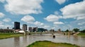 Dayton Riverscape Scene 2 Royalty Free Stock Photo