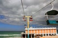 Daytona beach boardwalk Royalty Free Stock Photo