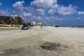 Daytona Beach, driving on sand Royalty Free Stock Photo