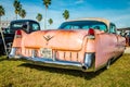 Unrestored 1955 Pink Cadillac Coupe de Ville Royalty Free Stock Photo