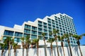 Daytona Beach oceanview hotel Royalty Free Stock Photo