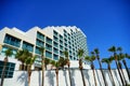Daytona Beach oceanview hotel Royalty Free Stock Photo