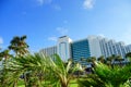 Daytona Beach oceanview hotel Royalty Free Stock Photo