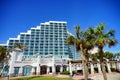 Daytona Beach oceanview hotel Royalty Free Stock Photo