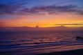 Daytona Beach sun rise Royalty Free Stock Photo