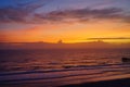 Daytona Beach sun rise Royalty Free Stock Photo