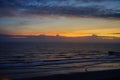 Daytona Beach sun rise Royalty Free Stock Photo