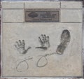 Daytona 500 Champions Walk Of Fame, Jimmie Johnson Royalty Free Stock Photo