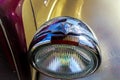 Daytona, Florida / United States - November 24, 2018: 1934 Buick Series 60 headlight at the Fall 2018 Daytona Turkey Run. Royalty Free Stock Photo