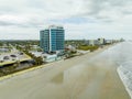 Daytona Beach erosion after Hurricane Nicole Royalty Free Stock Photo