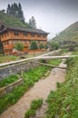 Dazhai Chinese minority village Royalty Free Stock Photo