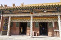Beautiful decorated Lamesery, Dazhou Hohhot day Royalty Free Stock Photo