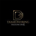 Initial Letter DA Logo Design Template. Abstract Letter DA Linked Logo. Diamond Ascendance luxury Royalty Free Stock Photo