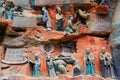 Dazu rock carvings,chongqing,china Royalty Free Stock Photo