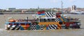 Dazzle Ferry On The River Mersey