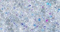 Dazzling silver glitter explosion background abstract Royalty Free Stock Photo