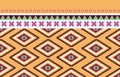 Dazzling and tribal patterns, Theme of the ancient and ethnic culture, tribal art was creatively, Design for fabric. Royalty Free Stock Photo