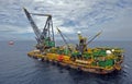 DB30 a huge offshore Derrick Barge in Bass Strait Victoria.