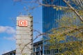 DB Logo at the Berlin Central Station