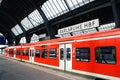 DB railway station in Karlsruhe, Germany