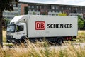 DB Schenker Logo Sign on a Big Truck