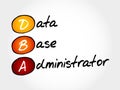 DBA - Database Administrator