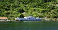 DBM 241 at anchor in Kotor Bay Royalty Free Stock Photo