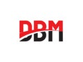 DBM Letter Initial Logo Design Vector Illustration