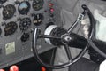 DC3 cockpit steering pilot