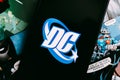 DC comics logo.