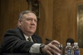 DC: MIKE POMPEO SECRETARY OF STATE CONFIRMATION HEARING Royalty Free Stock Photo