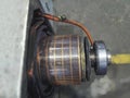 Dc motor commutator