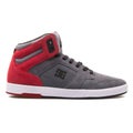 DC Nyjah High SE grey and red sneaker Royalty Free Stock Photo